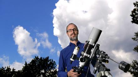 Gemeinsam mit anderen Hobbyastronomen hat Stefan Gotthold die „Lange Nacht der Astronomie“ ins Leben gerufen.  