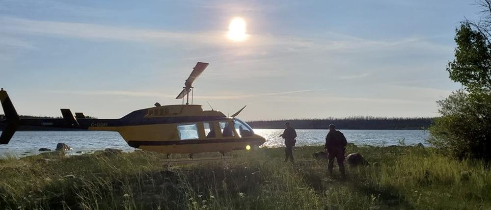 Die Royal Canadian Mounted Police (RCMP) auf der Suche nach den Tatverdächtigen Kam McLeod und Bryer Schmegelsky.
