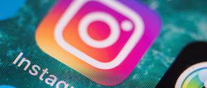 Die Instagram-App.
