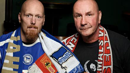 Kneipiers. Gerhard Jungfer, 45 (links) und Norbert Schwarz, 57 beim Interview.