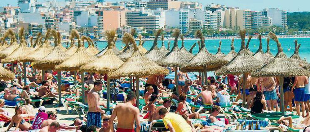 Massentourismus mit Folgen. Auf der balearischen Insel wird das Wasser knapp.