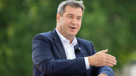 Plötzlich grün: Bayerns Ministerpräsident Markus Söder (CSU).