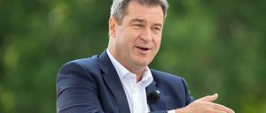 Plötzlich grün: Bayerns Ministerpräsident Markus Söder (CSU).