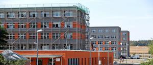 Sachsen-Anhalt, Halberstadt: Der Eingang zur Zentralen Aufnahmestelle für Asylbewerber.