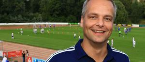 Matthias Luttmer in der Energie Arena in Strausberg.