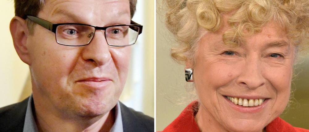 Sie wollen SPD-Vorsitzende werden: Ralf Stegner und Gesine Schwan.