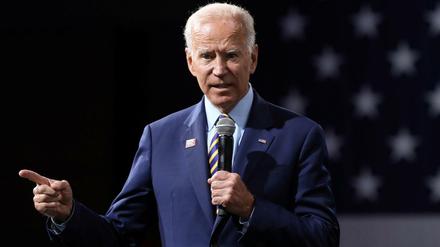 Der ehemalige Vize-Präsident Joe Biden will als Präsident für die Demokraten ins Weiße Haus einziehen.