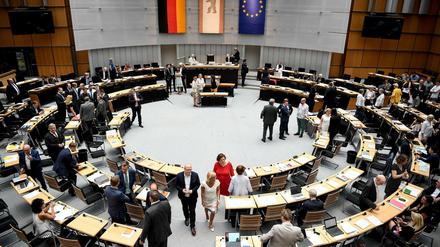 Blick in das Abgeordnetenhaus Berlin.