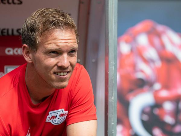 Mal gucken: Julian Nagelsmann trainiert seit diesem Sommer RB Leipzig.