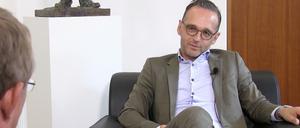 Außenminister Heiko Maas im Interview mit Tagesspiegel-Herausgeber Stephan-Andreas Casdorff. 