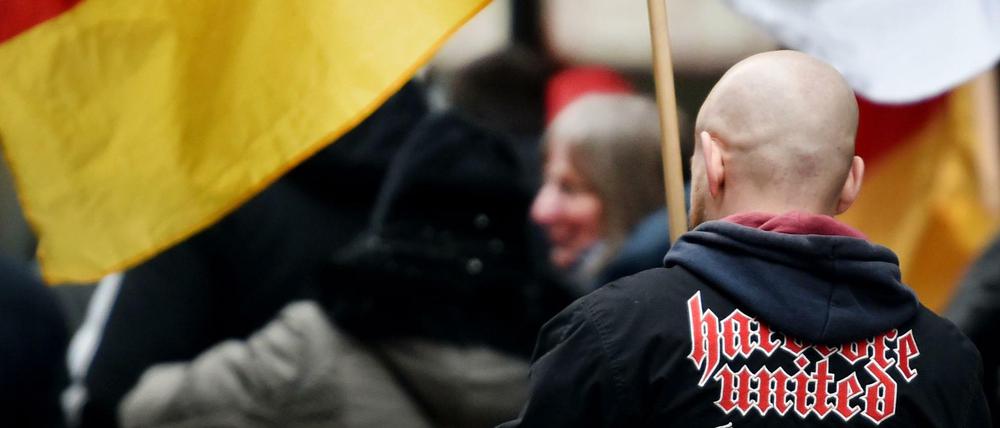 Die Zahl der rechtsextremen Straftaten ist im Vergleich zum Vorjahr gestiegen.