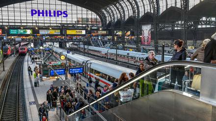 Der Hamburger Hauptbahnhof.