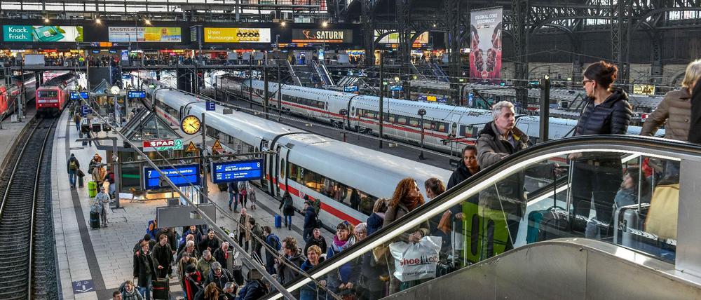 Der Hamburger Hauptbahnhof.
