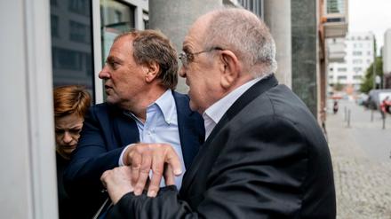 Können so gar nicht mehr miteinander: Michael Lehner (l.) und Werner Franke (r.).