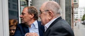 Können so gar nicht mehr miteinander: Michael Lehner (l.) und Werner Franke (r.).