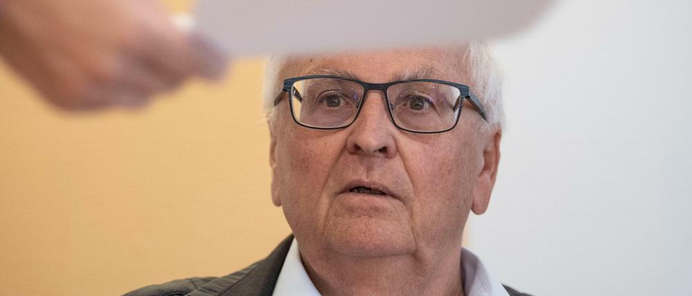 Bei einem Pressegespräch äußerte sich Theo Zwanziger zu der Anklage.