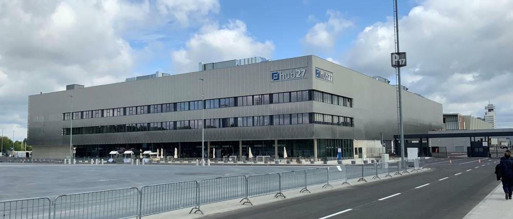 Die neue Veranstaltungshallte der Berliner Messe, das Hub27.