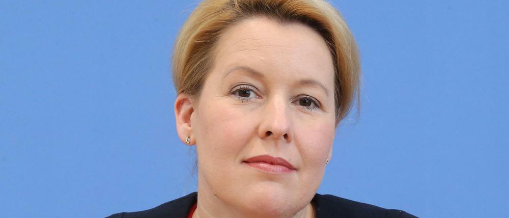 Die Familienministerin Franziska Giffey (SPD).