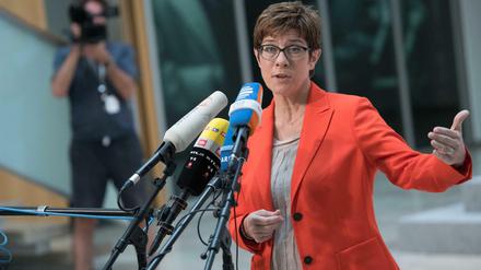 CDU-Chefin Annegret Kramp-Karrenbauer