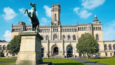 Das historische Hauptgebäude der Universität Hannover.