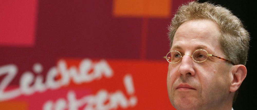 Hans-Georg Maaßen, früherer Verfassungsschutzpräsident, während eines Treffens auf Einladung der Frauen Union.