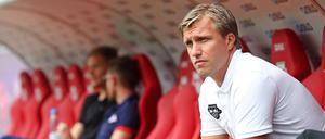 Markus Krösche, 38, ist seit dieser Saison Sportdirektor bei RB Leipzig. Der Rekordspieler des SC Paderborn war zuvor Co-Trainer bei Bayern Leverkusen und Sportdirektor in Paderborn.