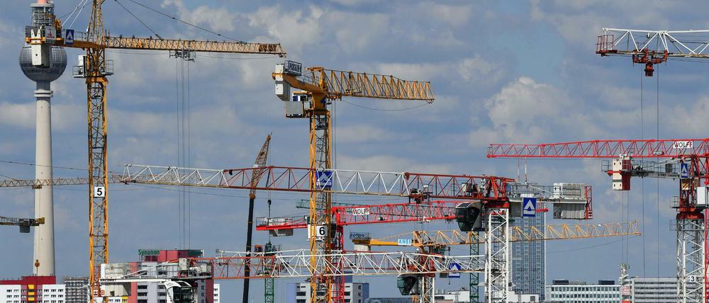 Hier wird viel gebaut, Wohnungen sind trotzdem knapp in Berlin.