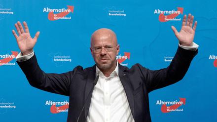 Gewinnt er die Wahl? Andreas Kalbitz, Landesvorsitzender der AfD in Brandenburg.