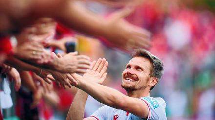 Michael Parensen, 33, ist Unions Spieler mit den meisten Einsätzen in der Zweiten Liga. Im Januar 2009 war er zum damaligen Drittligisten gewechselt.
