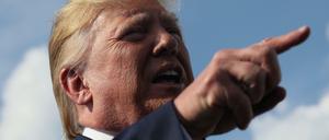 U.S. Präsident Donald Trump schickt eine Warnung an China.
