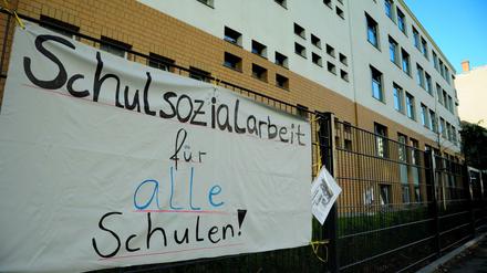 In den vergangenen Jahren wurde die Schulsozialarbeit in Berlin stark ausgebaut.. Die freien Schulen bekommen dennoch keine Zuschüsse.