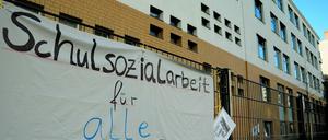In den vergangenen Jahren wurde die Schulsozialarbeit in Berlin stark ausgebaut.. Die freien Schulen bekommen dennoch keine Zuschüsse.
