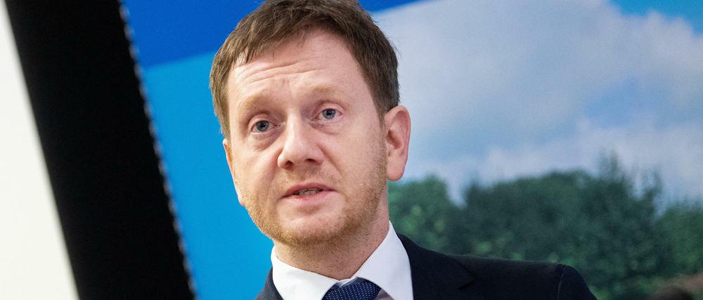 Michel Kretschmer (44) ist seit Dezember 2017 Ministerpräsident und CDU-Landesvorsitzender in Sachsen.
