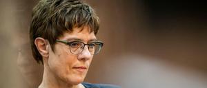 Annegret Kramp-Karrenbauer, Verteidigungsministerin und CDU-Chefin, bei ihrer ersten Auslandsreise in Jordanien. 
