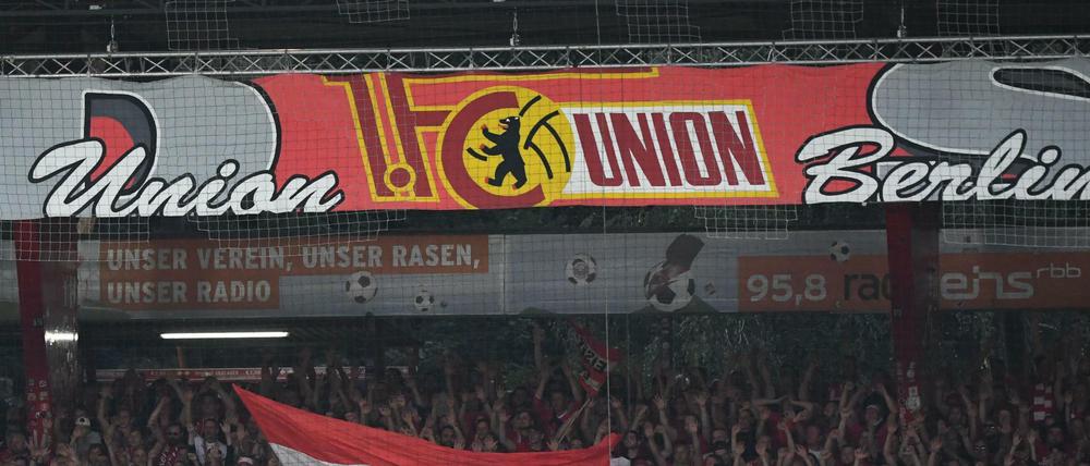 Das Stadion an der Alten Försterei in Berlin-Köpenick war voll besetzt beim Spiel gegen RB-Leipzg.