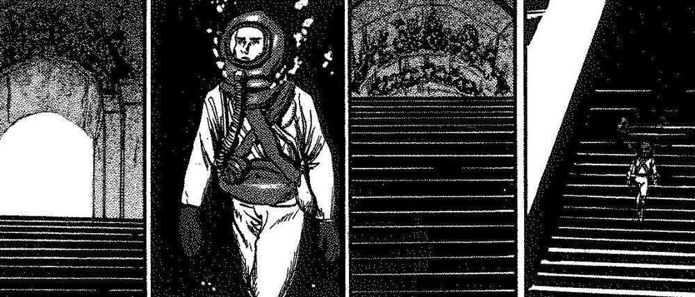 Schwarz-weißer Realismus. Damit orientiert sich Tanabe auch formal an Lovecraft.