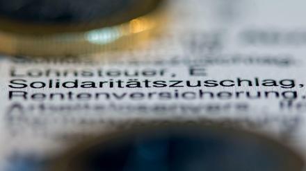 Aus ist's - ab 2021 zahlen die meisten den "Soli" nicht mehr.