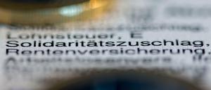 Aus ist's - ab 2021 zahlen die meisten den "Soli" nicht mehr.