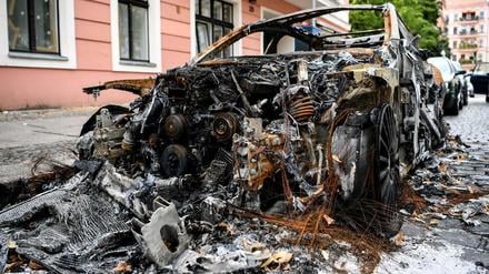 Immer wieder brennen Fahrzeuge in Berlin, so auch im Bergmannkiez Ende Juli.