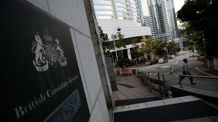 Das britische Konsulat in Hongkong.