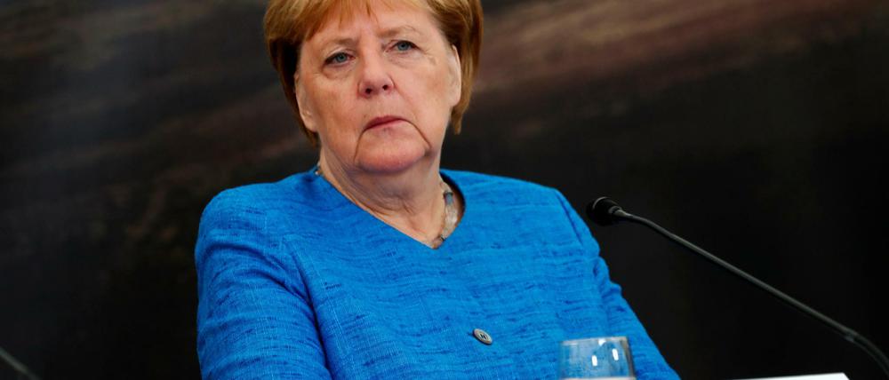 Bundeskanzlerin Angela Merkel am Dienstag in Reykjavik.