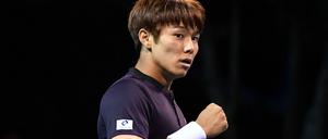 Gehörlos. Duckhee Lee gewann sein erstes Spiel auf der Profitour.