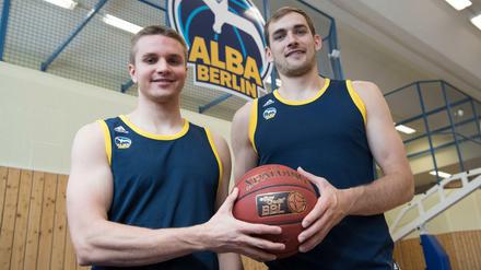 Am Ball: Makai Mason (links) und Tyler Cavanaugh sind zwei der drei Neuverpflichtungen von Alba Berlin.