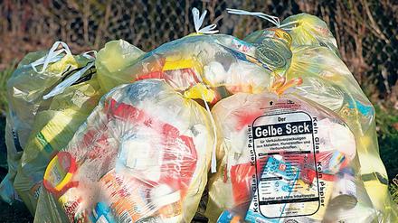 Was gehört in den Gelben Sack? Beim Recycling gibt es einiges zu beachten.