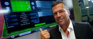 Lothar Matthäus, ehemaliger deutscher Fußballspieler, stellt auf der Gamescom das Spiel "Football, Tactics & Glory" vor. Matthäus setzt sich für die Anerkennung von E-Sport durch Sportverbände ein.