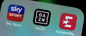 Eine Frage der Technik: Fußballfans benötigen verschiedene Apps, um die Livespiele zu verfolgen.
