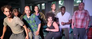 Teamwork. Die Hälfte der Darsteller des Stücks „Schauspieler“ saßen schon mal im Gefängnis. 