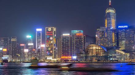 Die Skyline von Hong Kong: Rund 60 Prozent der Direktinvestitionen nach China laufen über die Sonderverwaltungszone.