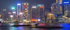 Die Skyline von Hong Kong: Rund 60 Prozent der Direktinvestitionen nach China laufen über die Sonderverwaltungszone.