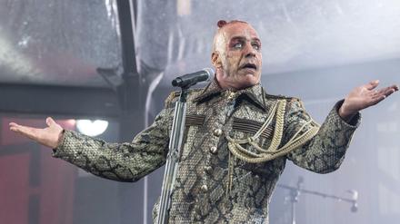 Till Lindemann, Frontsänger der deutschen Rockband Rammstein.